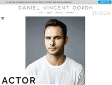 Tablet Screenshot of danielvincentgordh.com